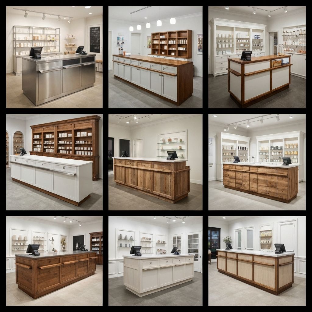 Configurable retail counter options